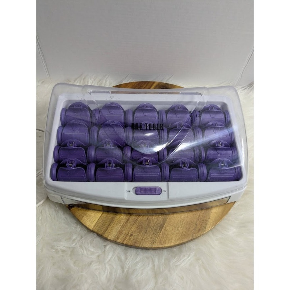 Hot Tools Professional 20 Piece Flocked Hair Setter  Rollers Butterfly Clips